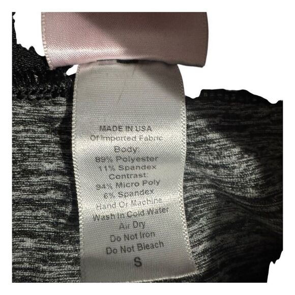 Bombshell Sportswear Women's Gray Thigh High Leggings Size Small - Picture 4 of 5